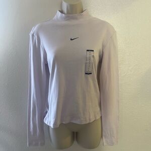 Nike Women's White Long Sleeve Top
